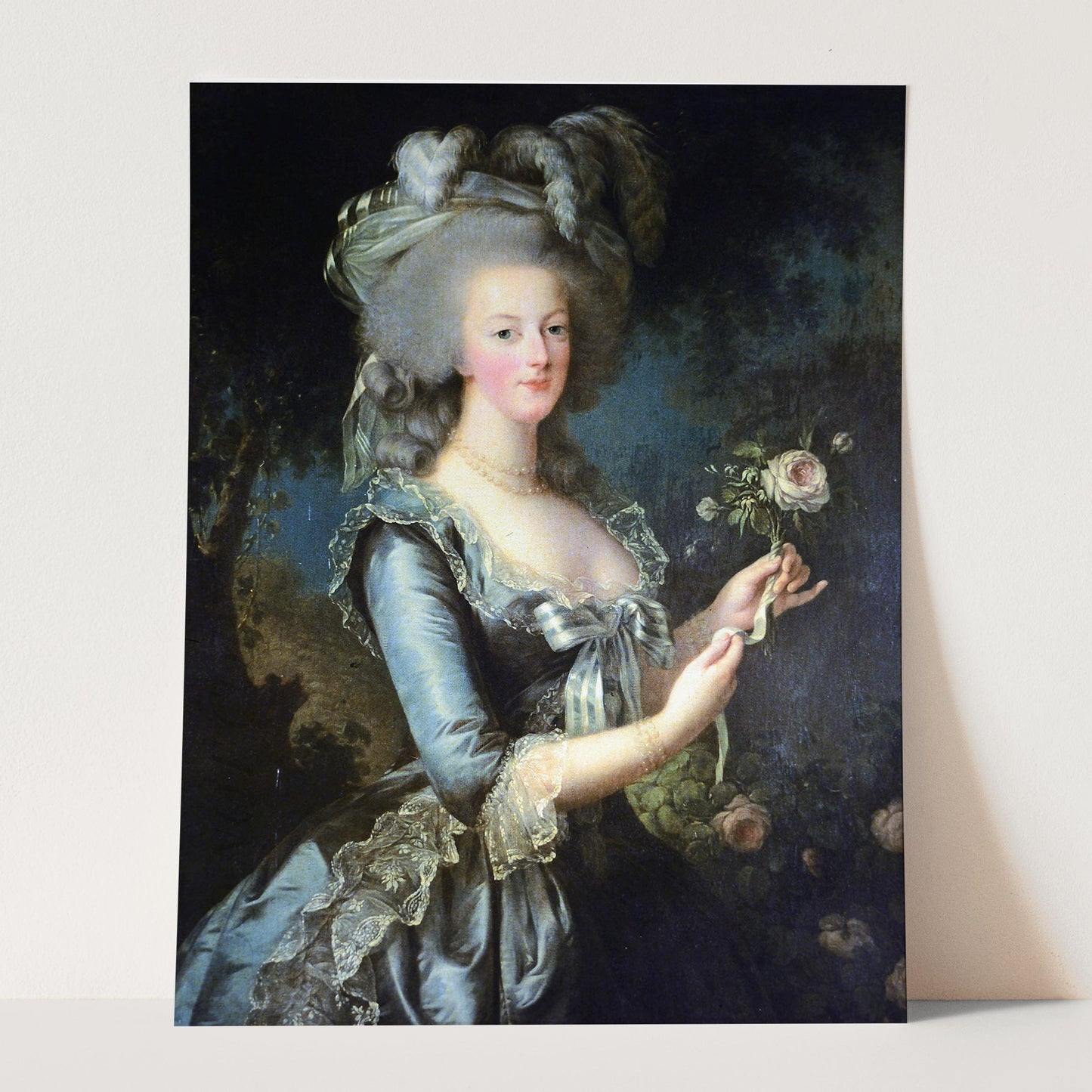 Marie Antoinette With Rose