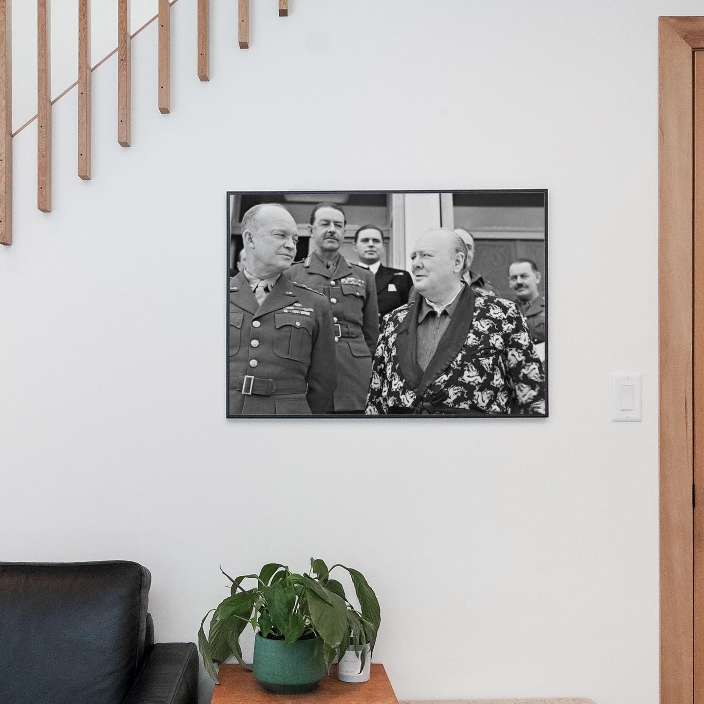 Winston Churchill & Dwight Eisenhower