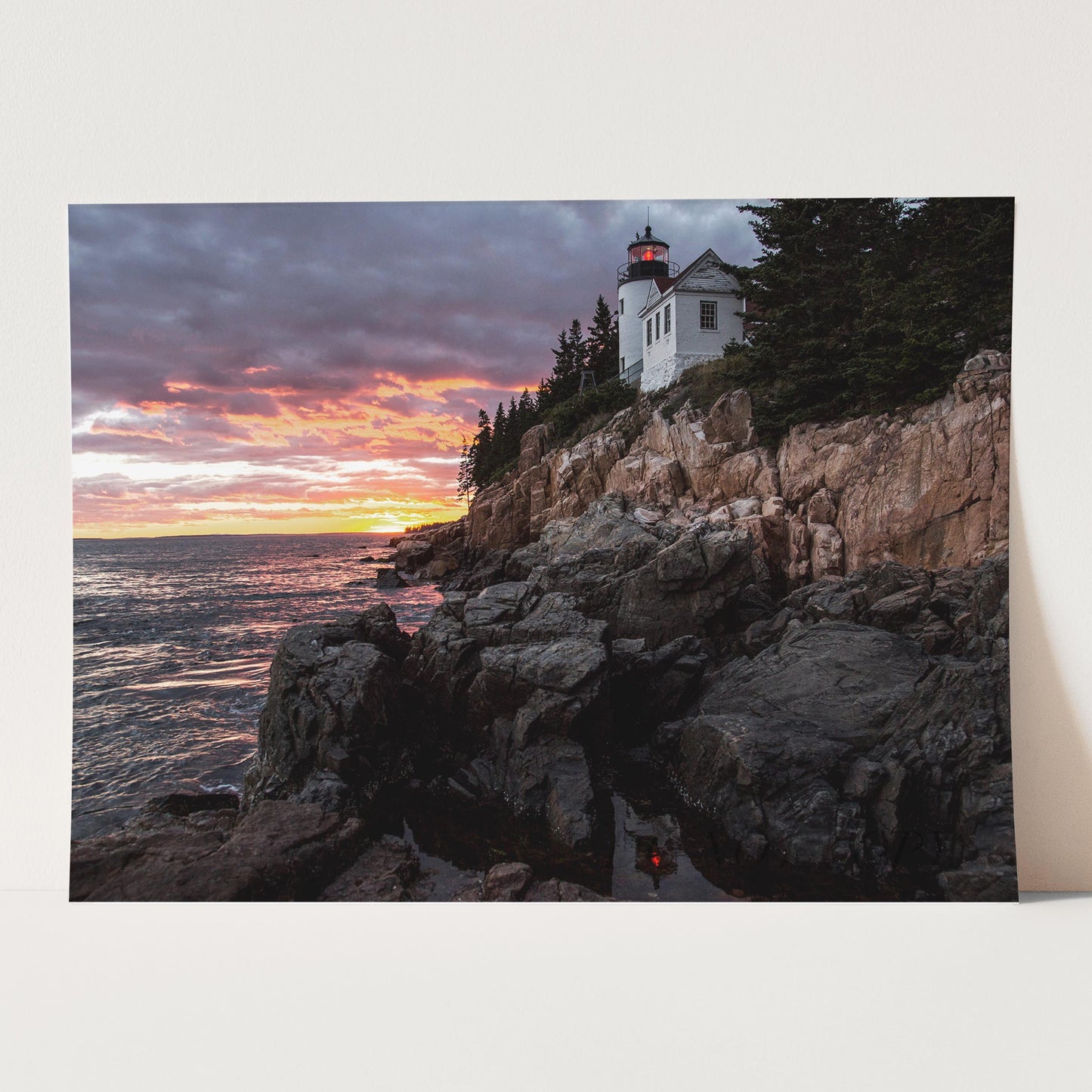 Lighthouse In Acadia National Park Maine