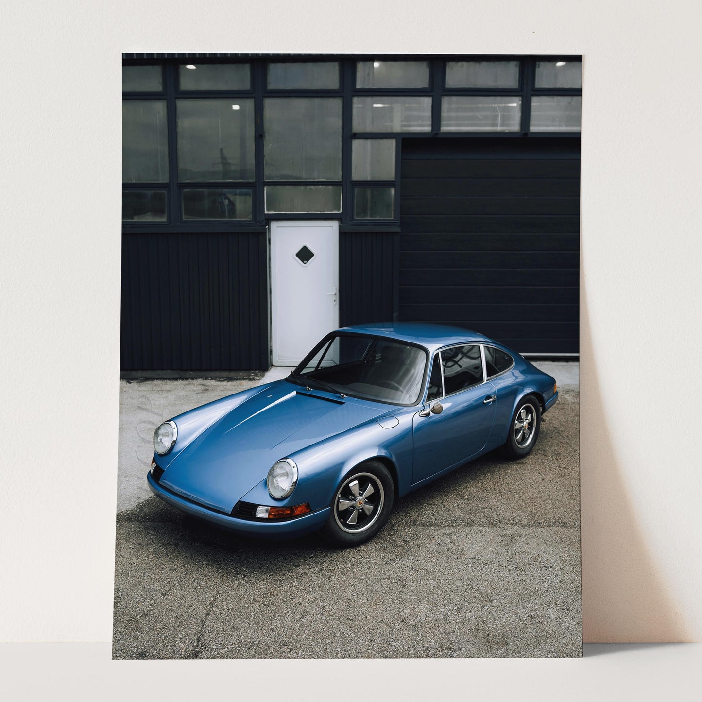 Old Blue Porsche 911