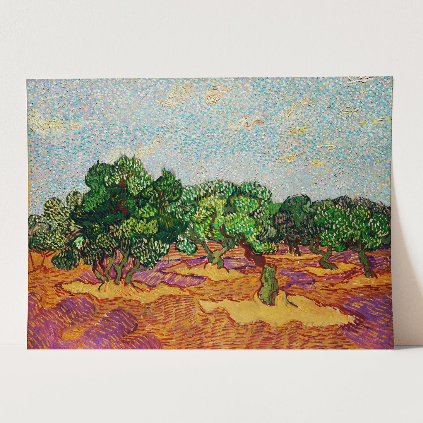 Olive Trees (1889) by Vincent Van Gogh