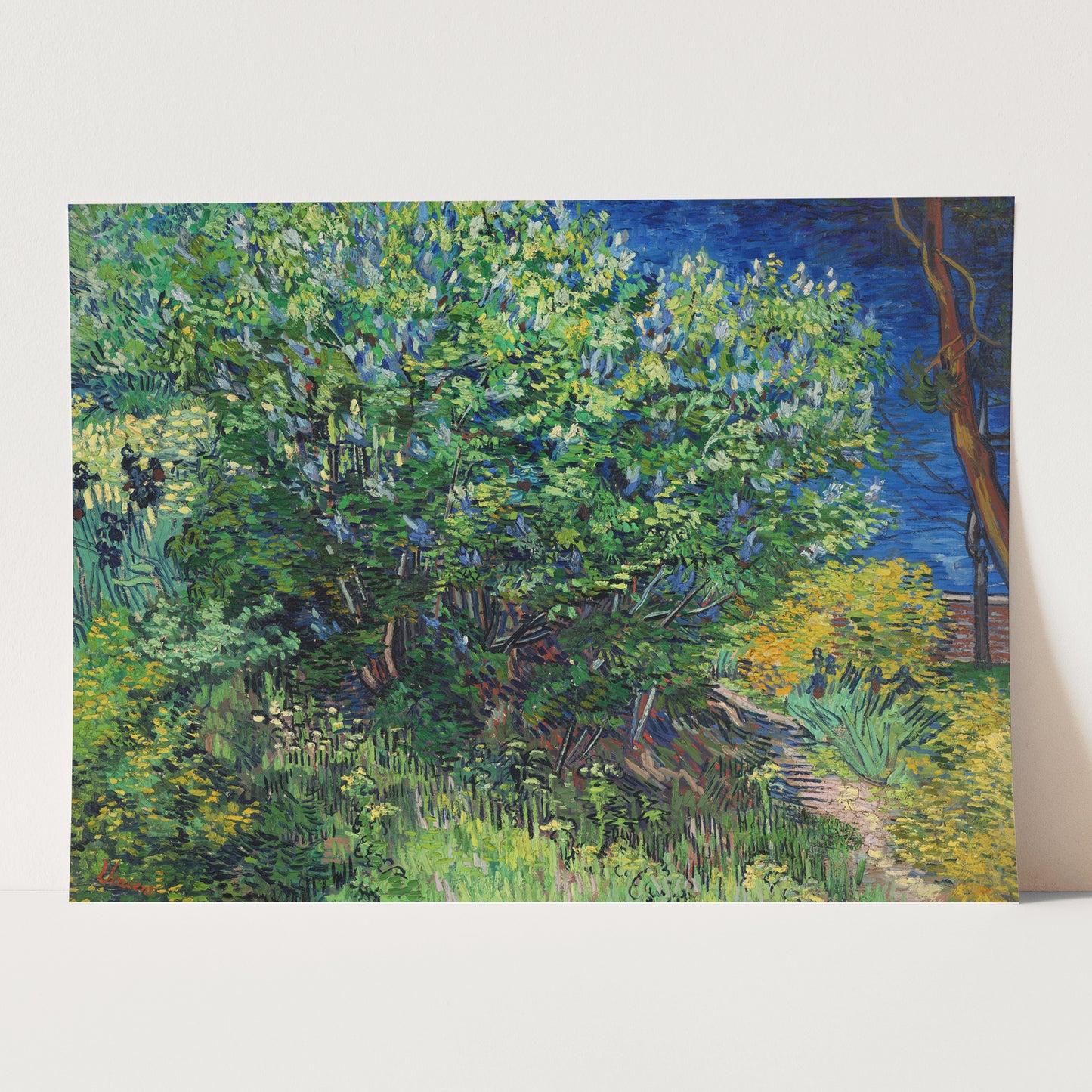 Lilac Bush (1889) by Van Gogh