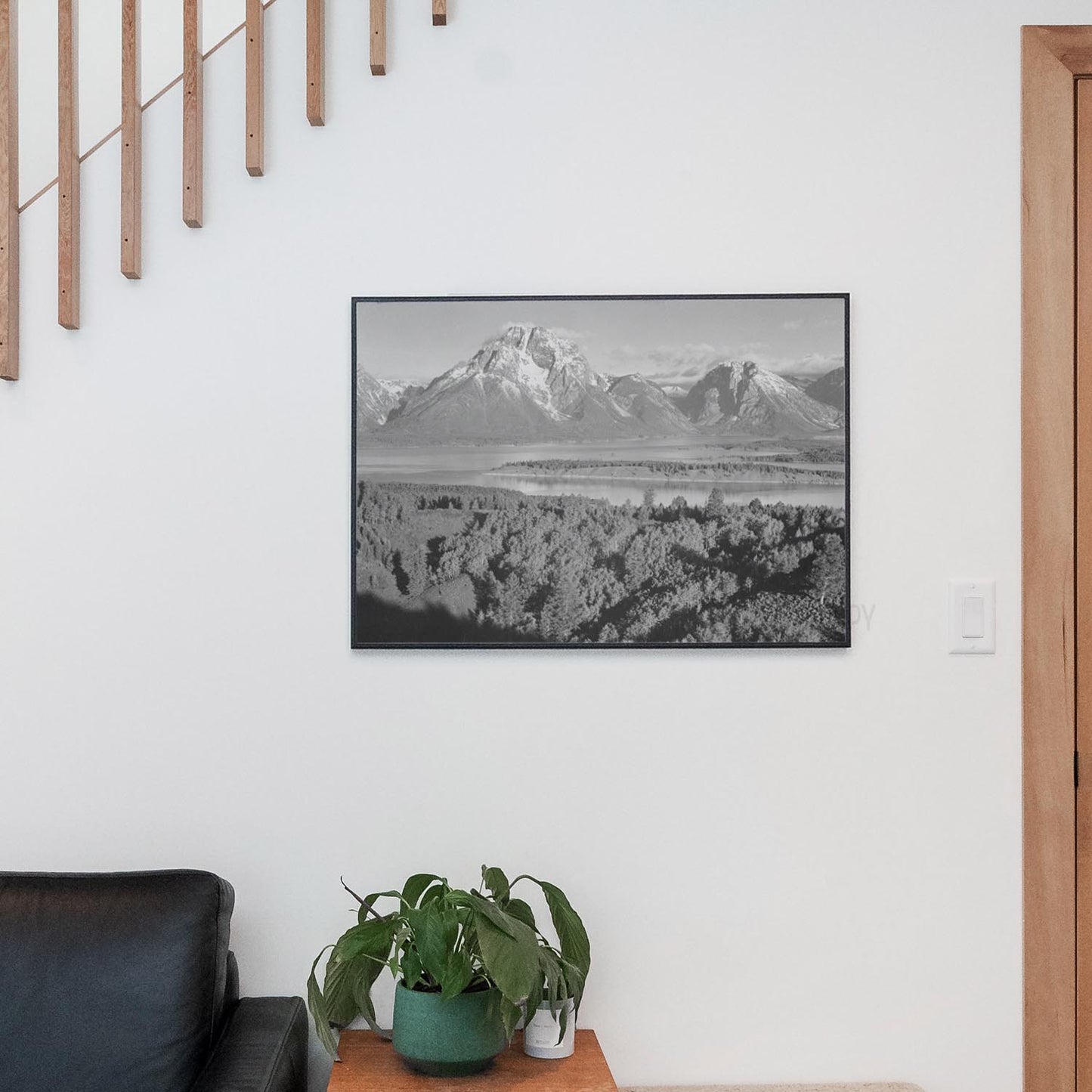 Ansel Adams Mount Moran in Grand Teton National Park