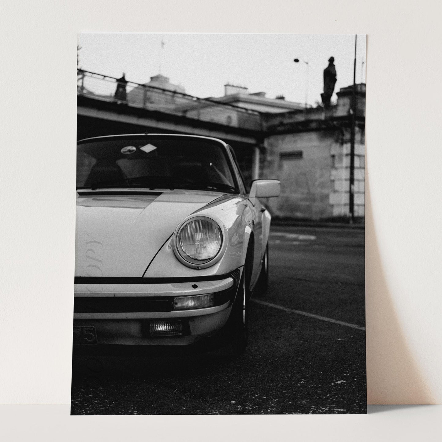 Old Porsche Front View