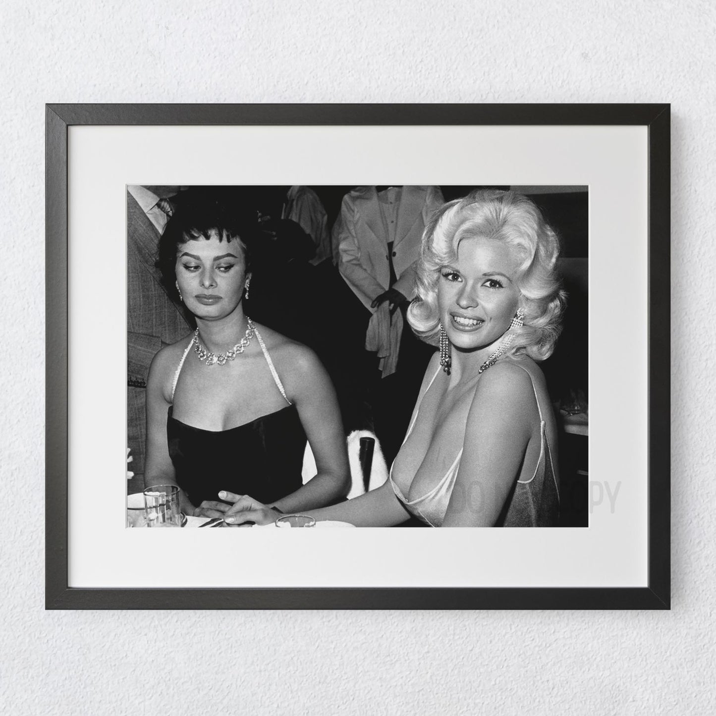 Sophia Loren and Jayne Mansfield Side Eye