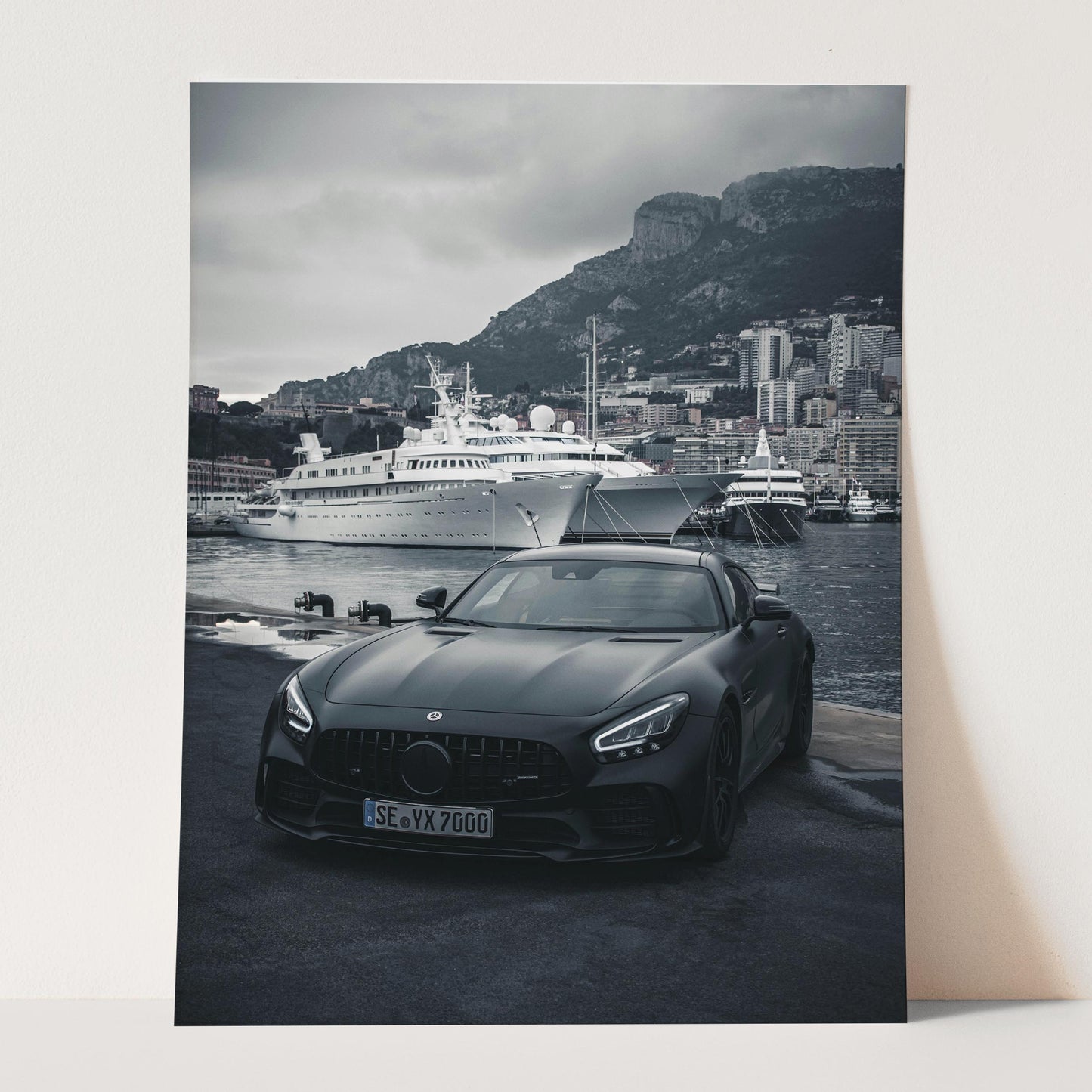 Mercedes Benz AMG With Yacht