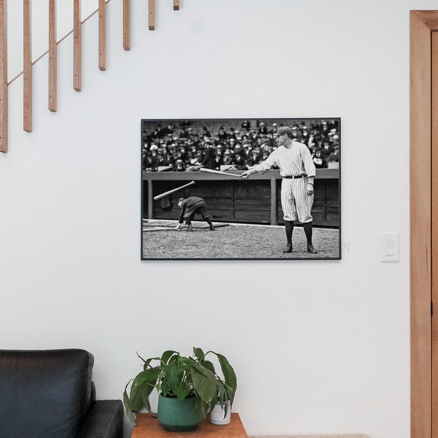 Babe Ruth up at bat, 1921