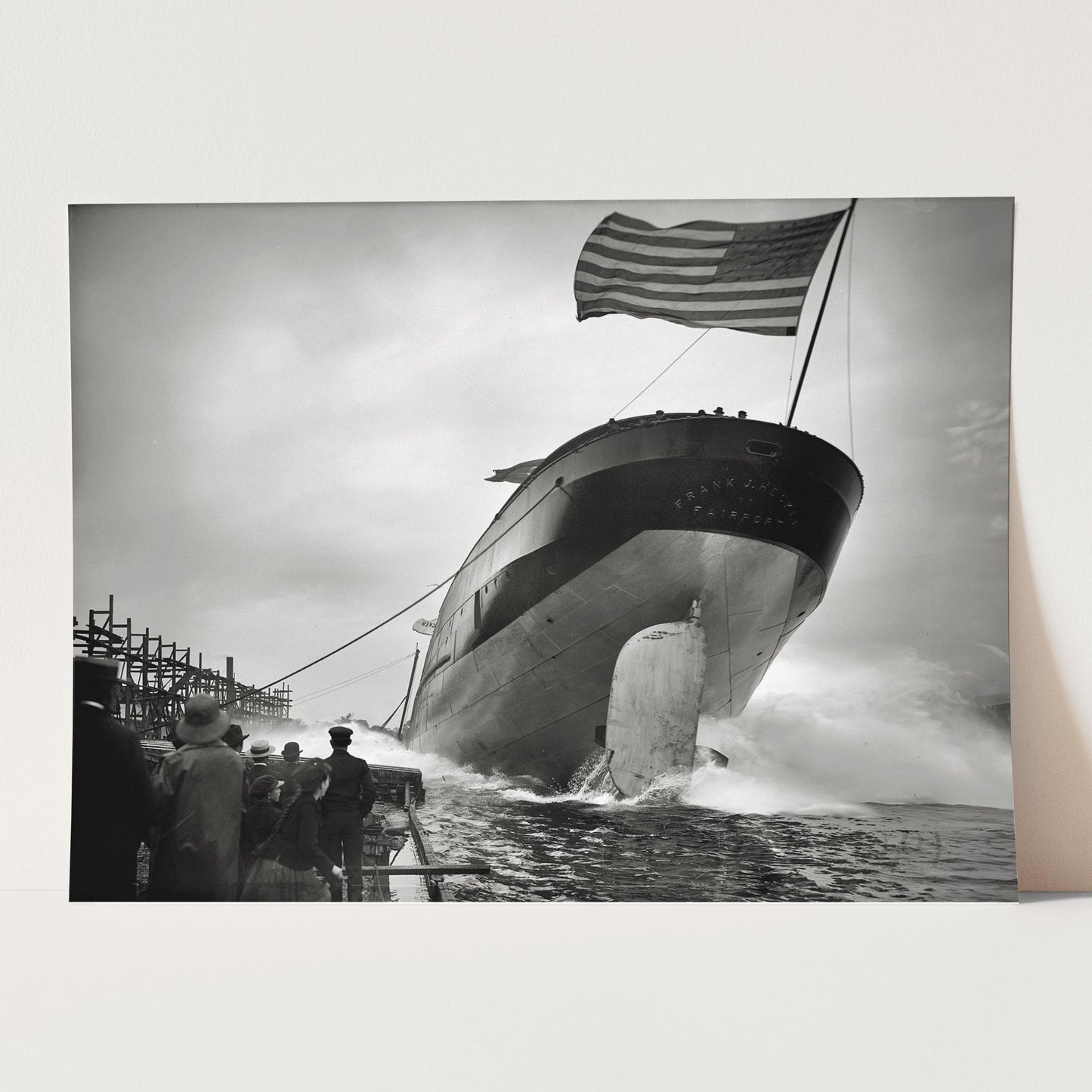 Launch of the Frank J. Hecker 1905, Freighter Great Lakes