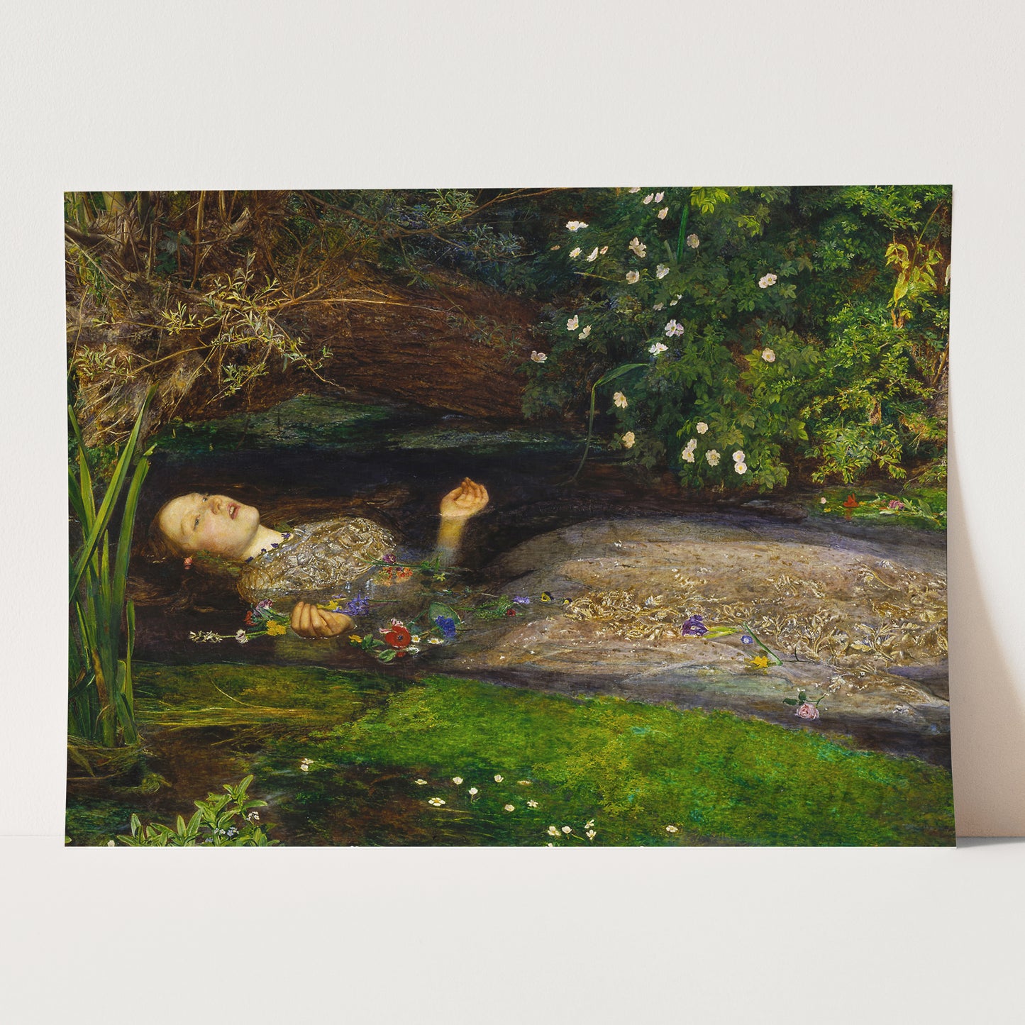 Ophelia from Shakespeare's Hamlet by John Everett Millais