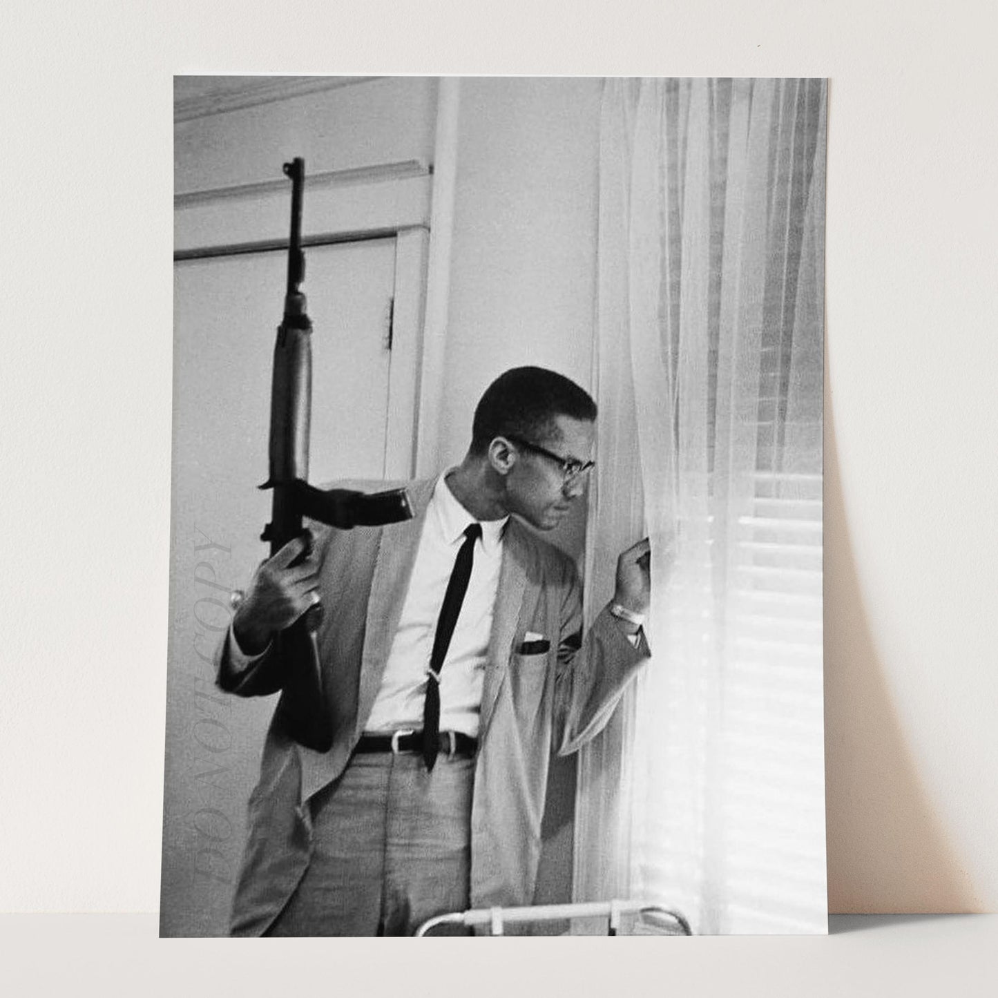 Malcolm X Machine Gun
