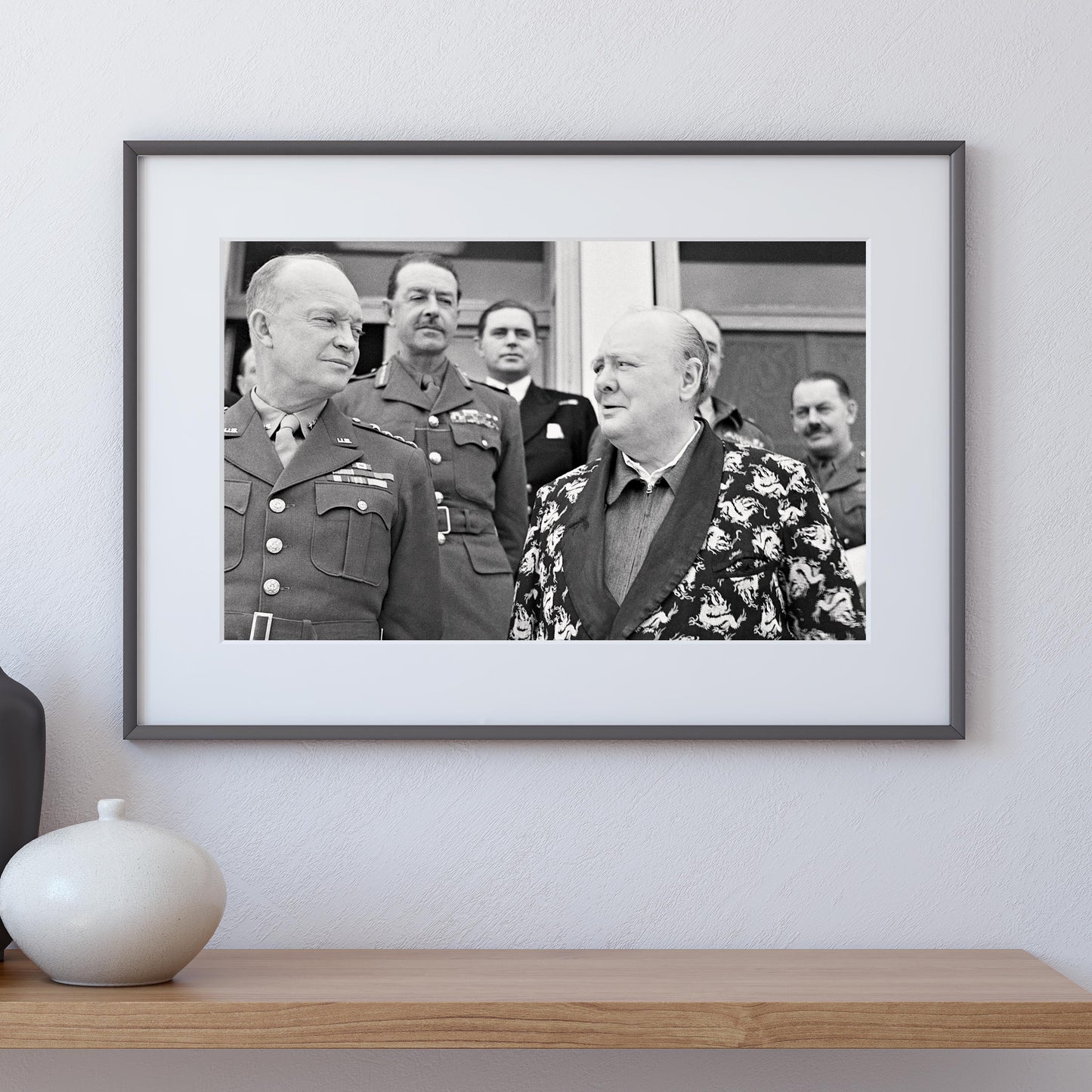 Winston Churchill & Dwight Eisenhower