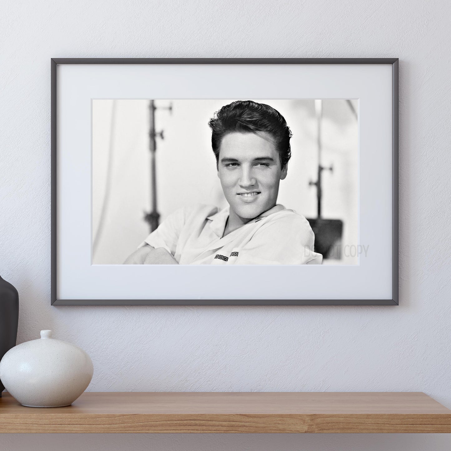 Elvis with a smile