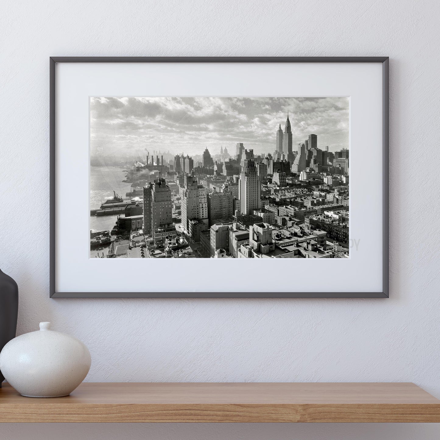 New York City (NYC) Skyline, circa 1930s