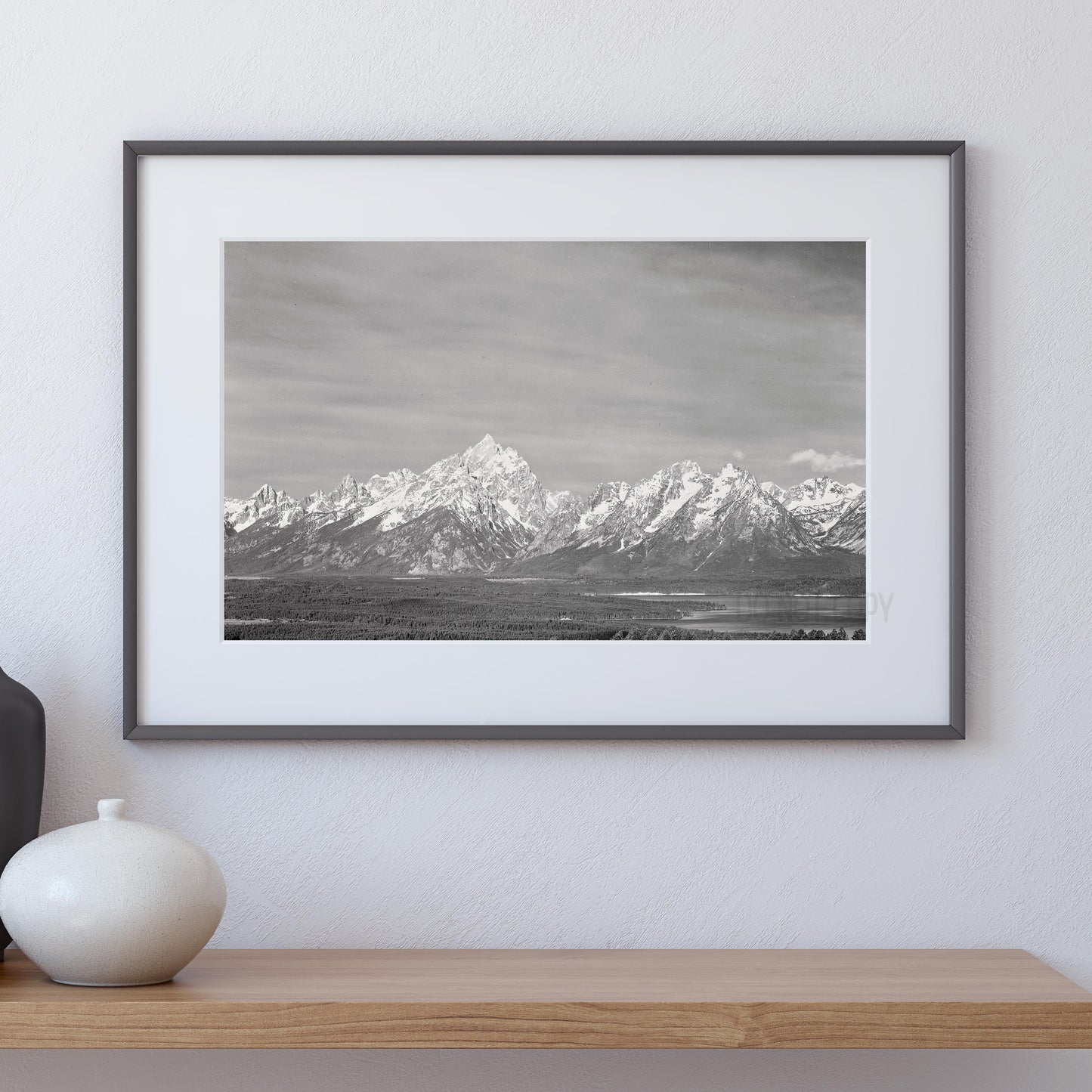 Ansel Adams The Tetons from Signal Mountain