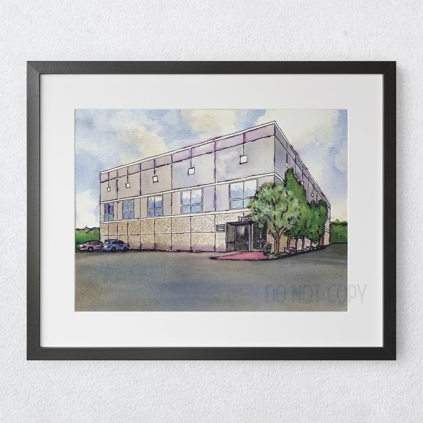 The Office Watercolor Painting Pam Beesly