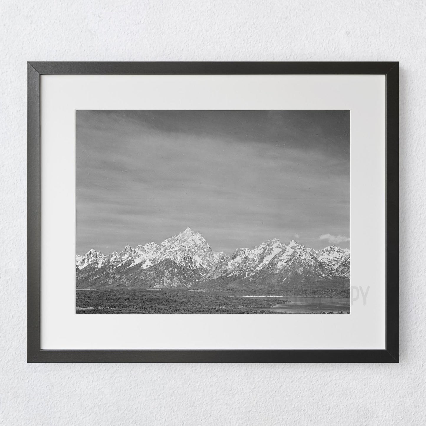 Ansel Adams The Tetons from Signal Mountain