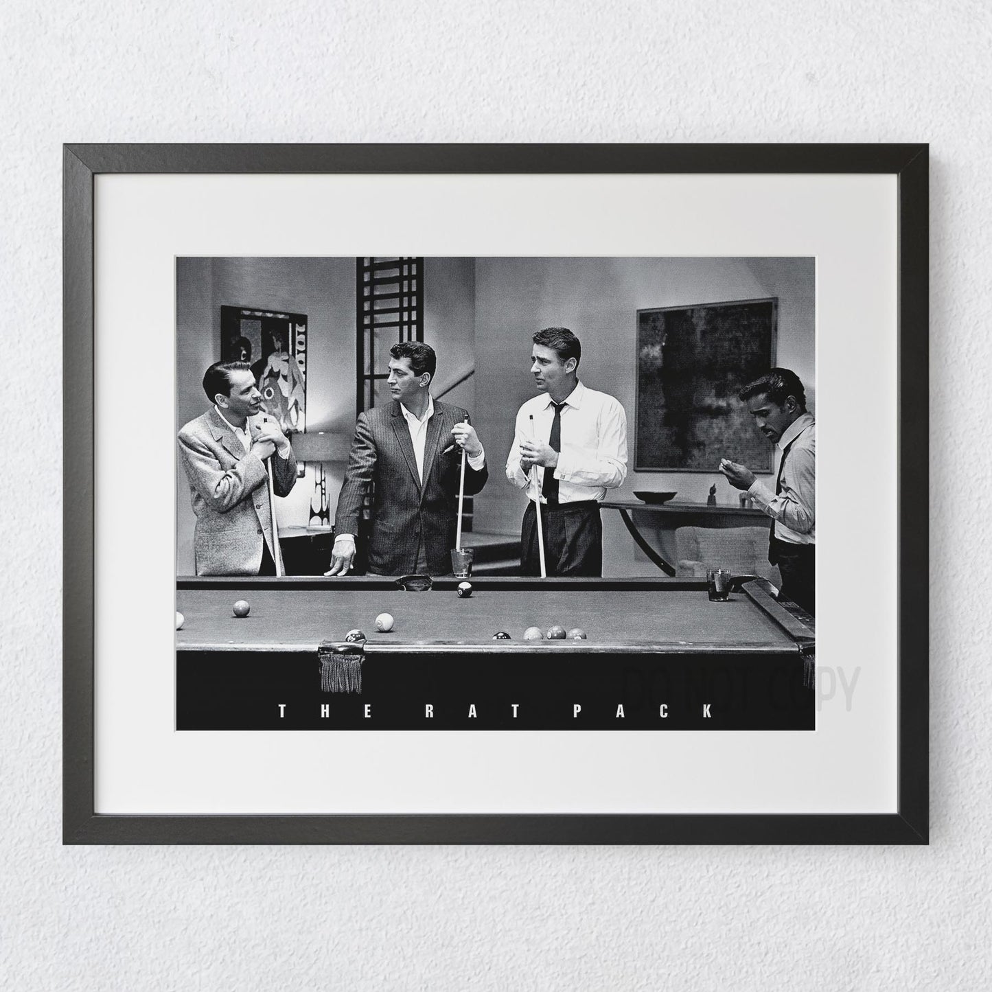 The Rat Pack Playing Pool