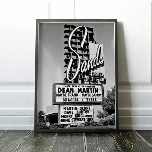 The Sands Hotel Las Vegas Frank Sinatra Dean Martin 1960s