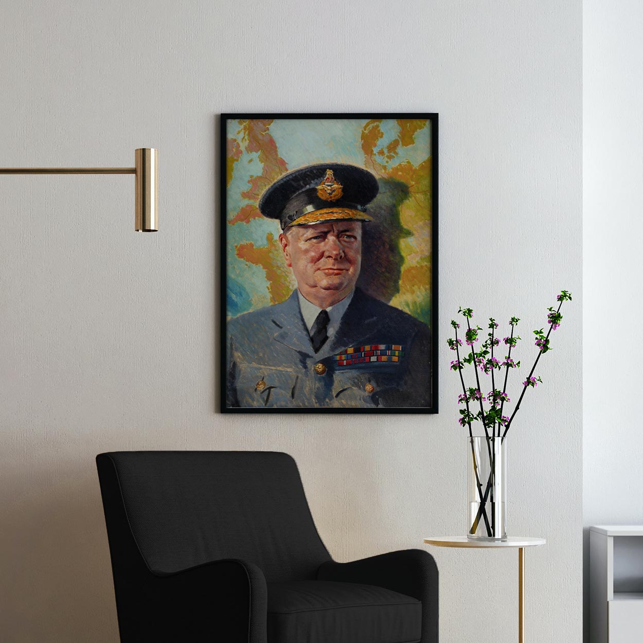 Winston Churchill in RAF uniform