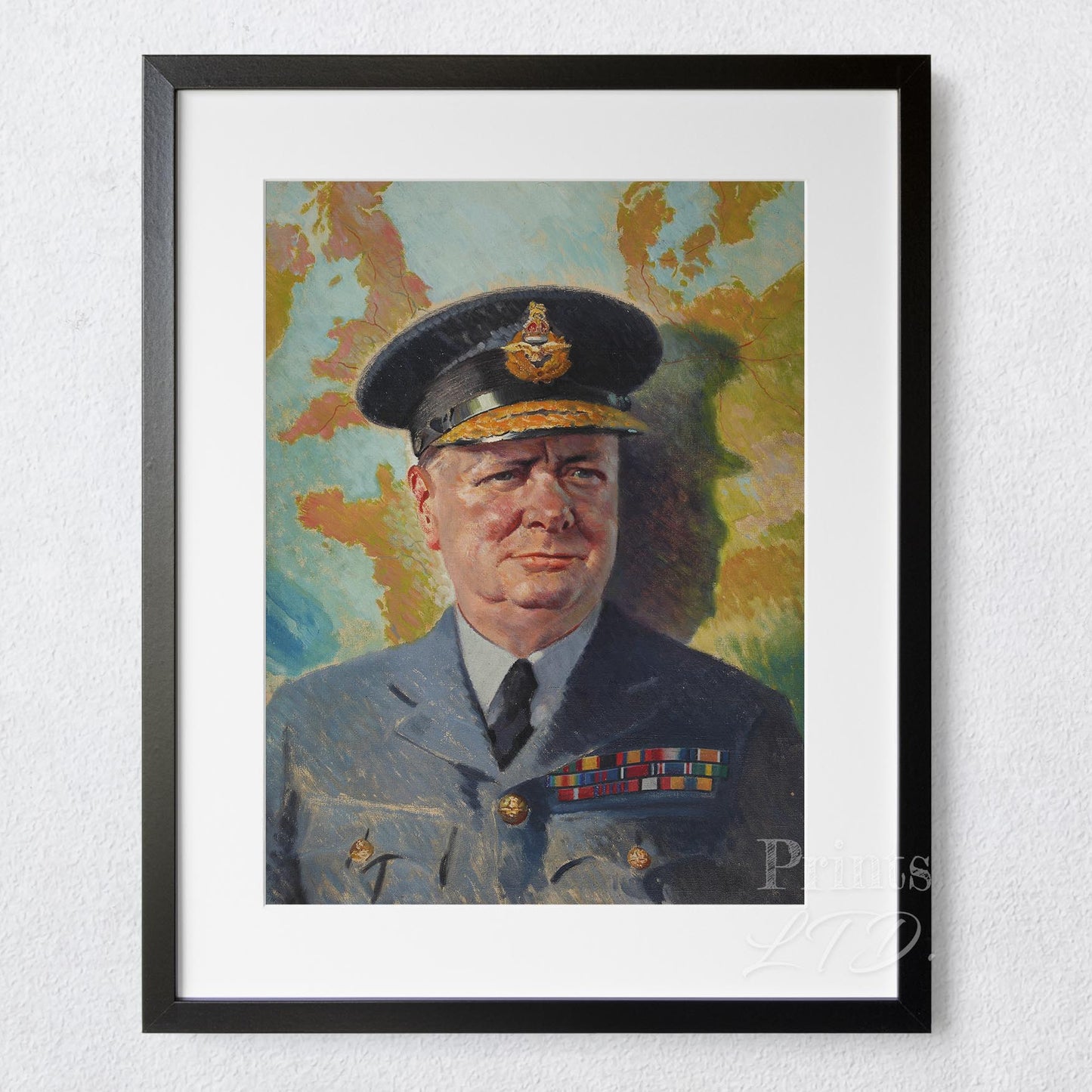 Winston Churchill in RAF uniform