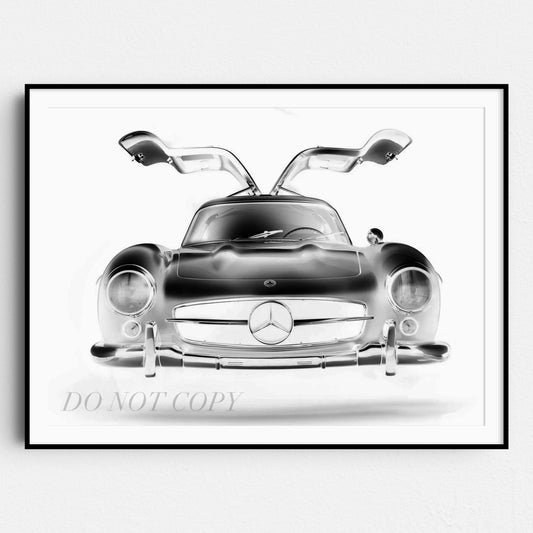 1955 Mercedes Benz 300SL X-Ray