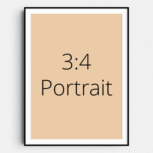 Custom Art Print - Portrait (3:4)