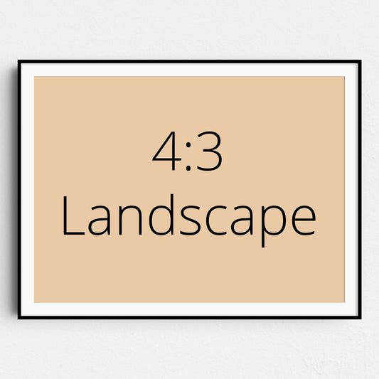 Custom Art Print - Landscape (4:3)