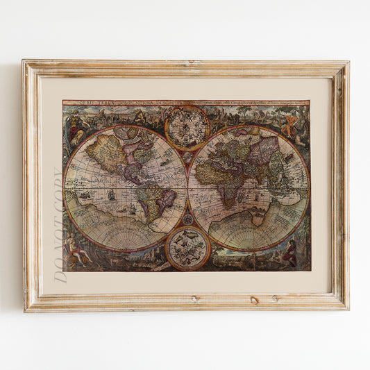 A Map of the World 1596
