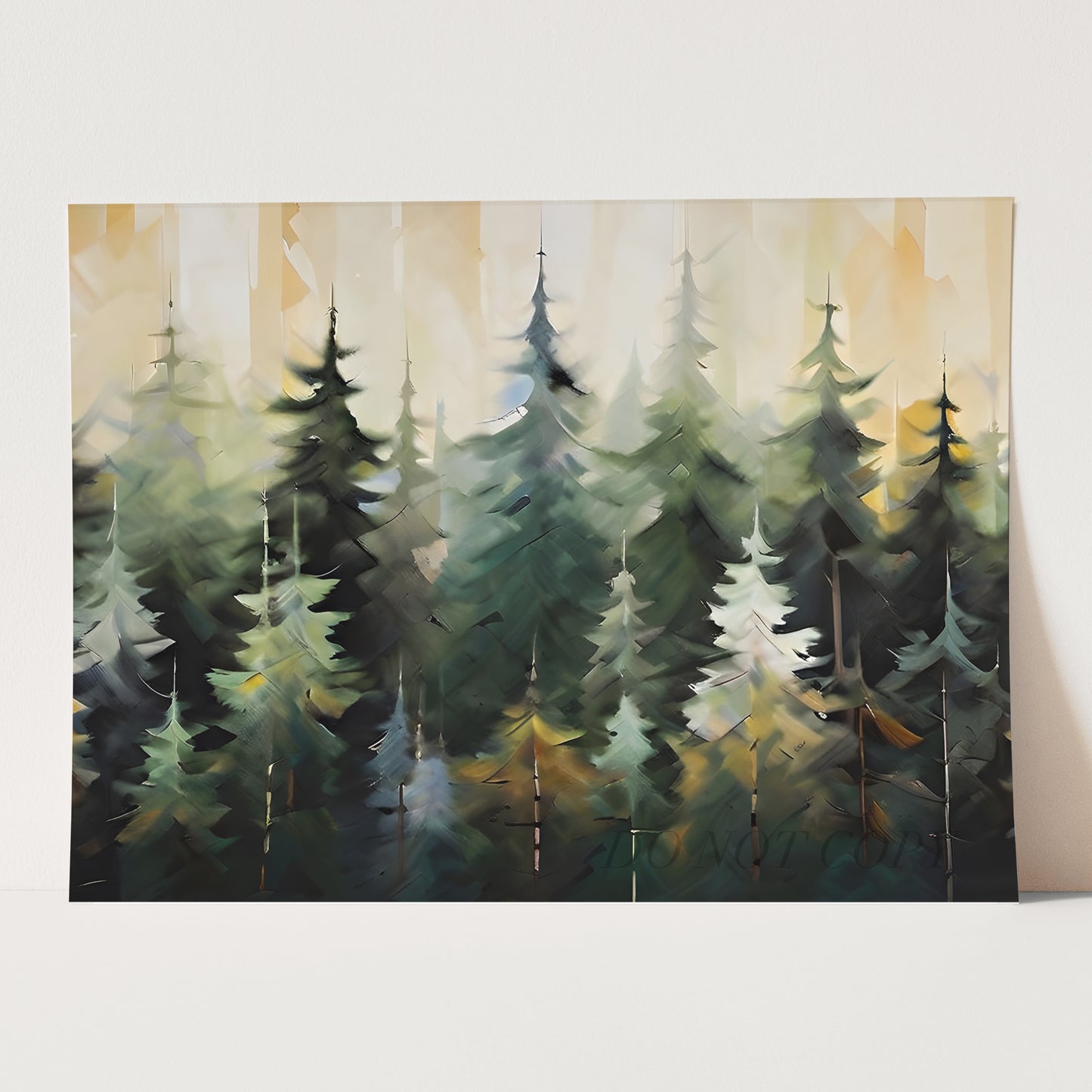 Abstract Pine Forest