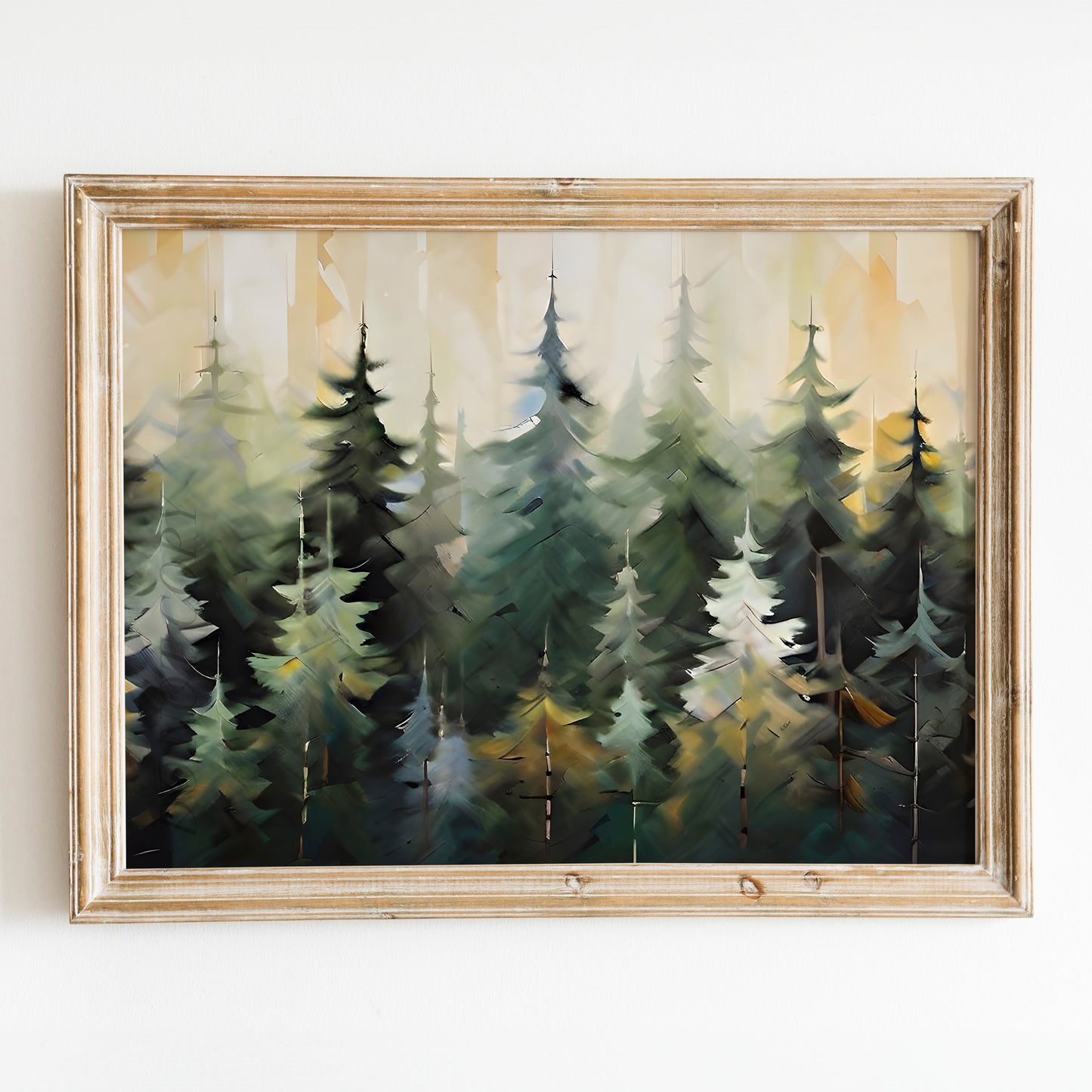 Abstract Pine Forest