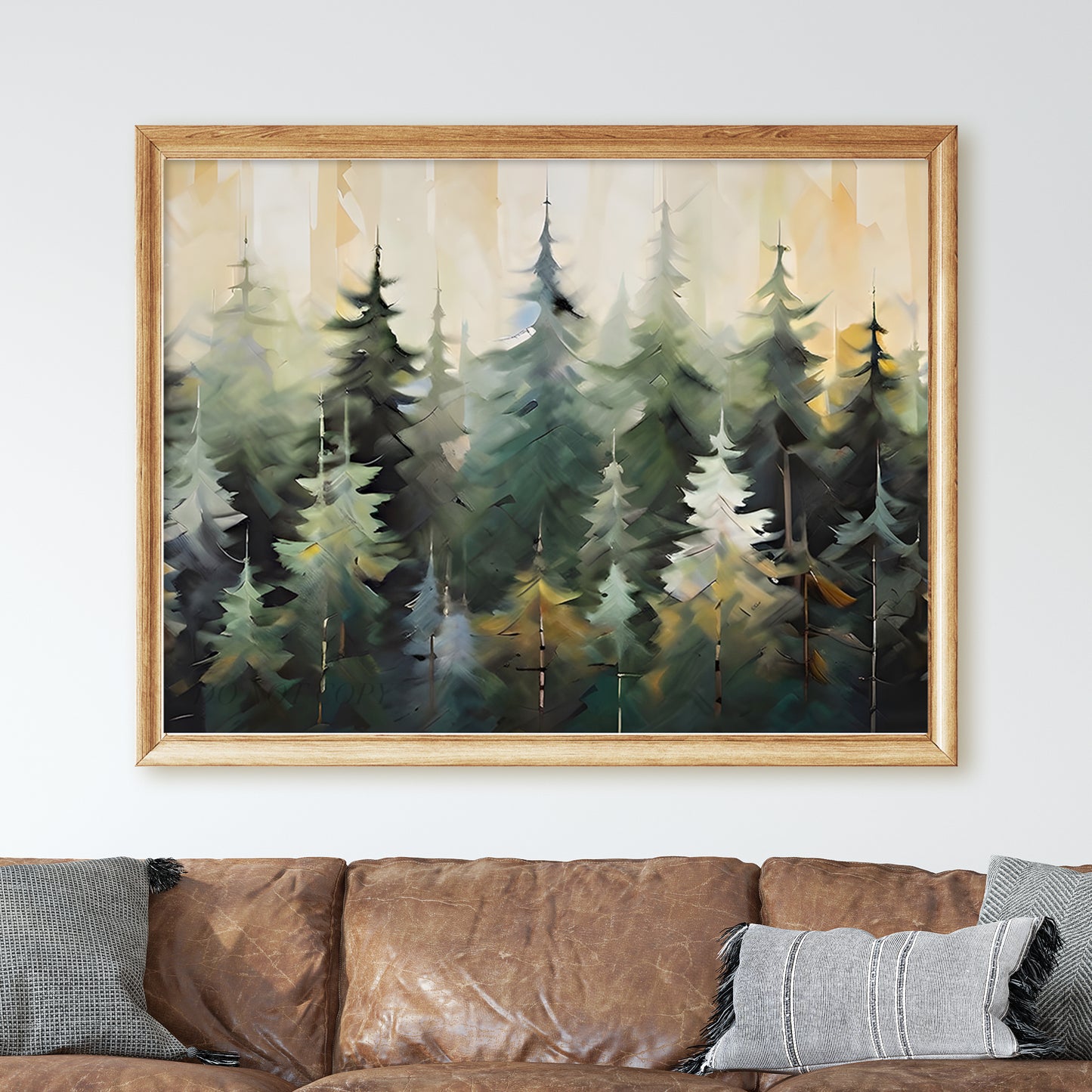 Abstract Pine Forest