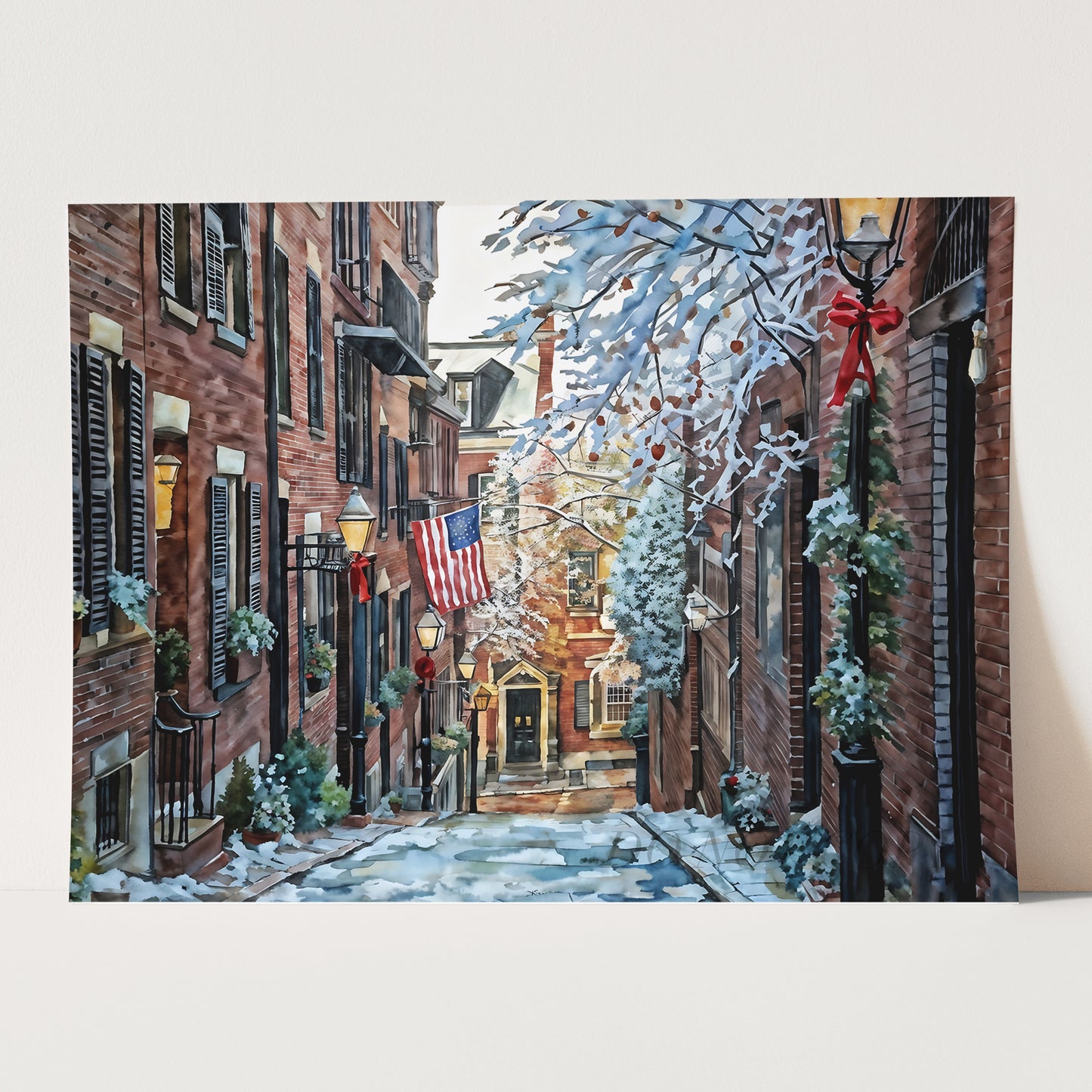Acorn Street Boston Massachusetts