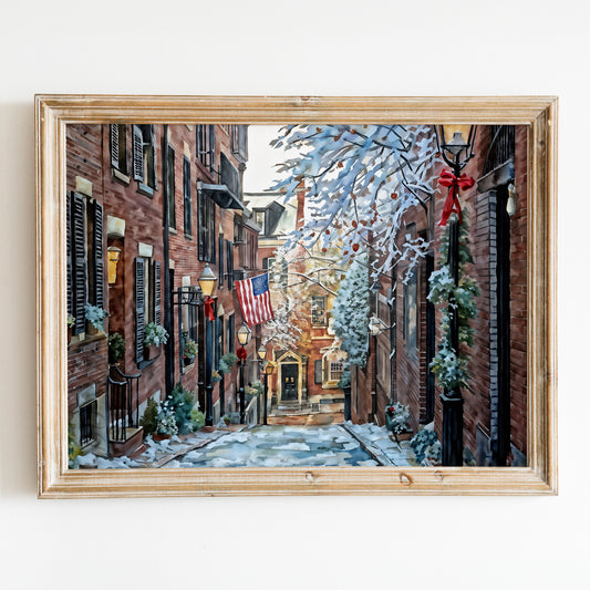Acorn Street Boston Massachusetts