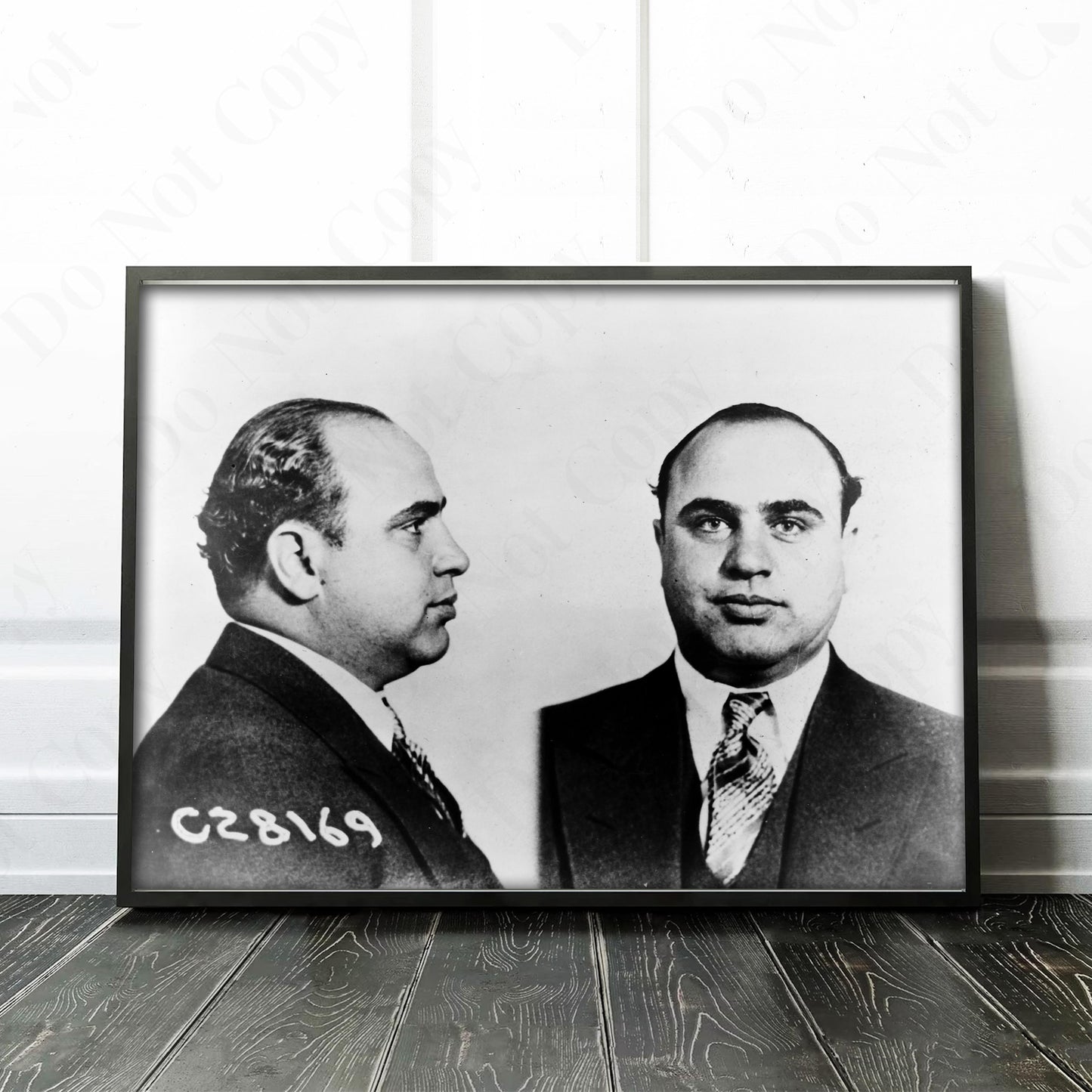 Al Capone 1930s Chicago Prison Mug Shots