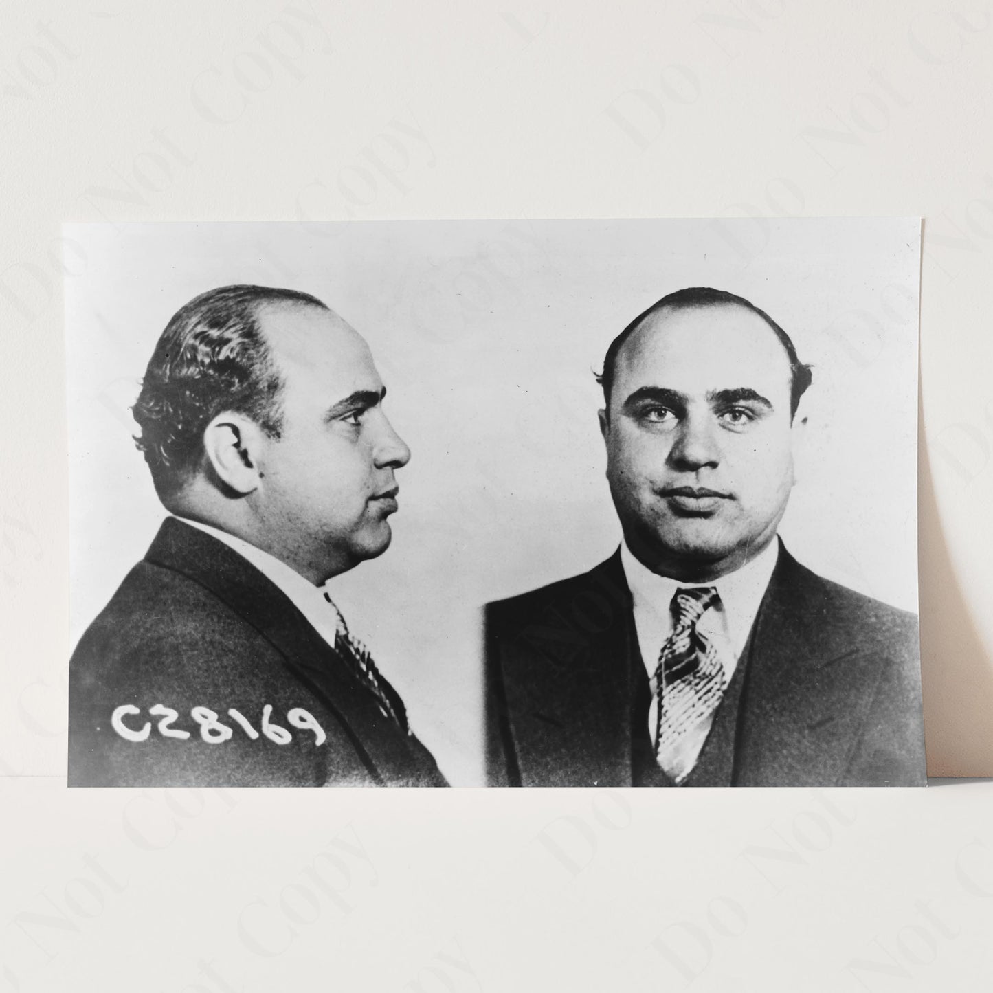 Al Capone 1930s Chicago Prison Mug Shots