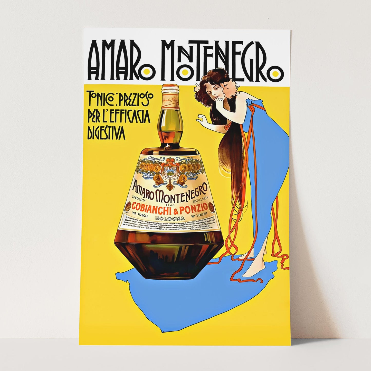 Amaro Montenegro Vintage Drinking Advertising