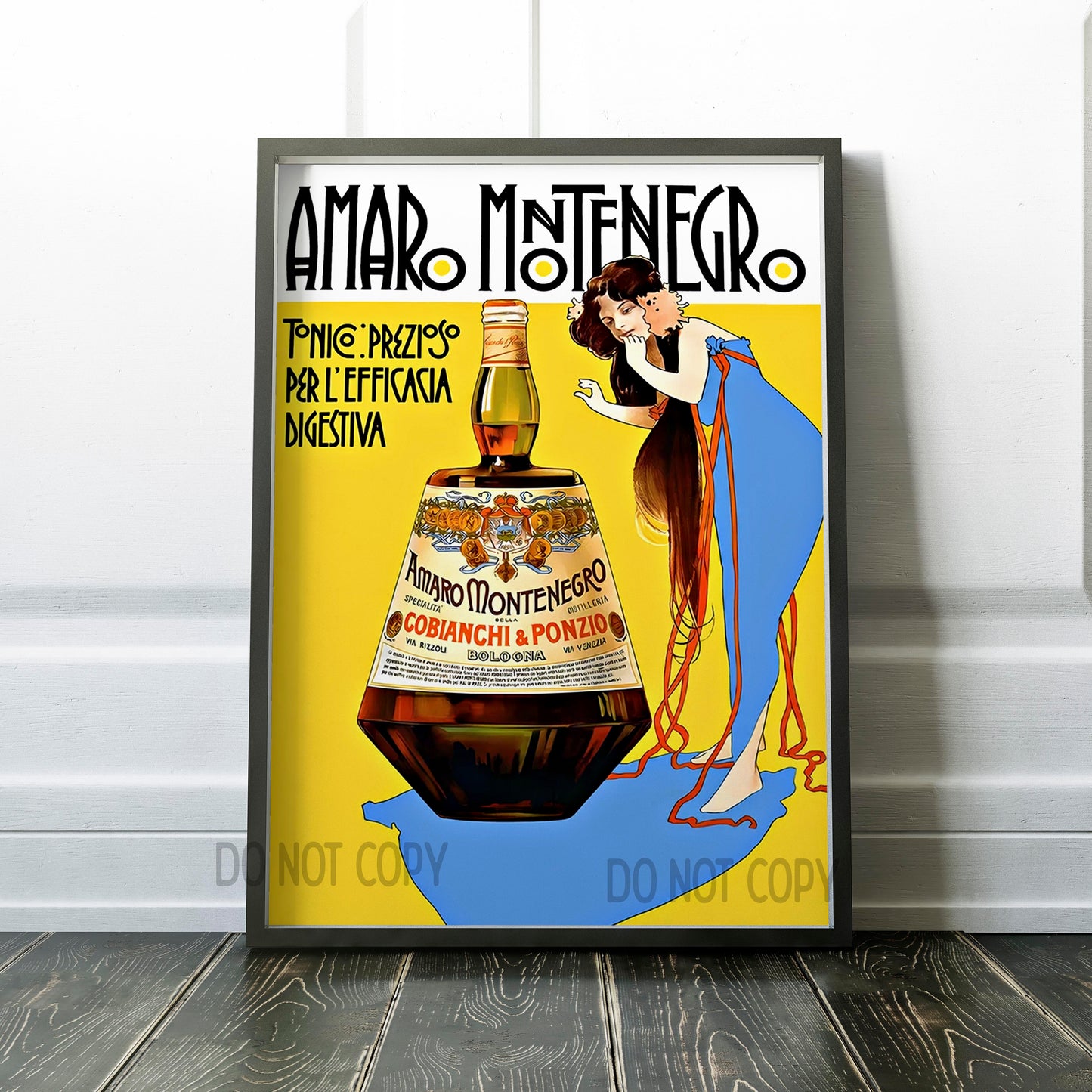 Amaro Montenegro Vintage Drinking Advertising