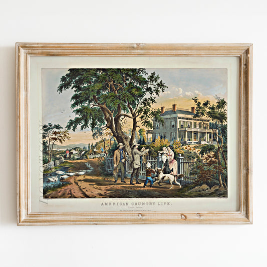 American Country Life 1855 by Currier & Ives