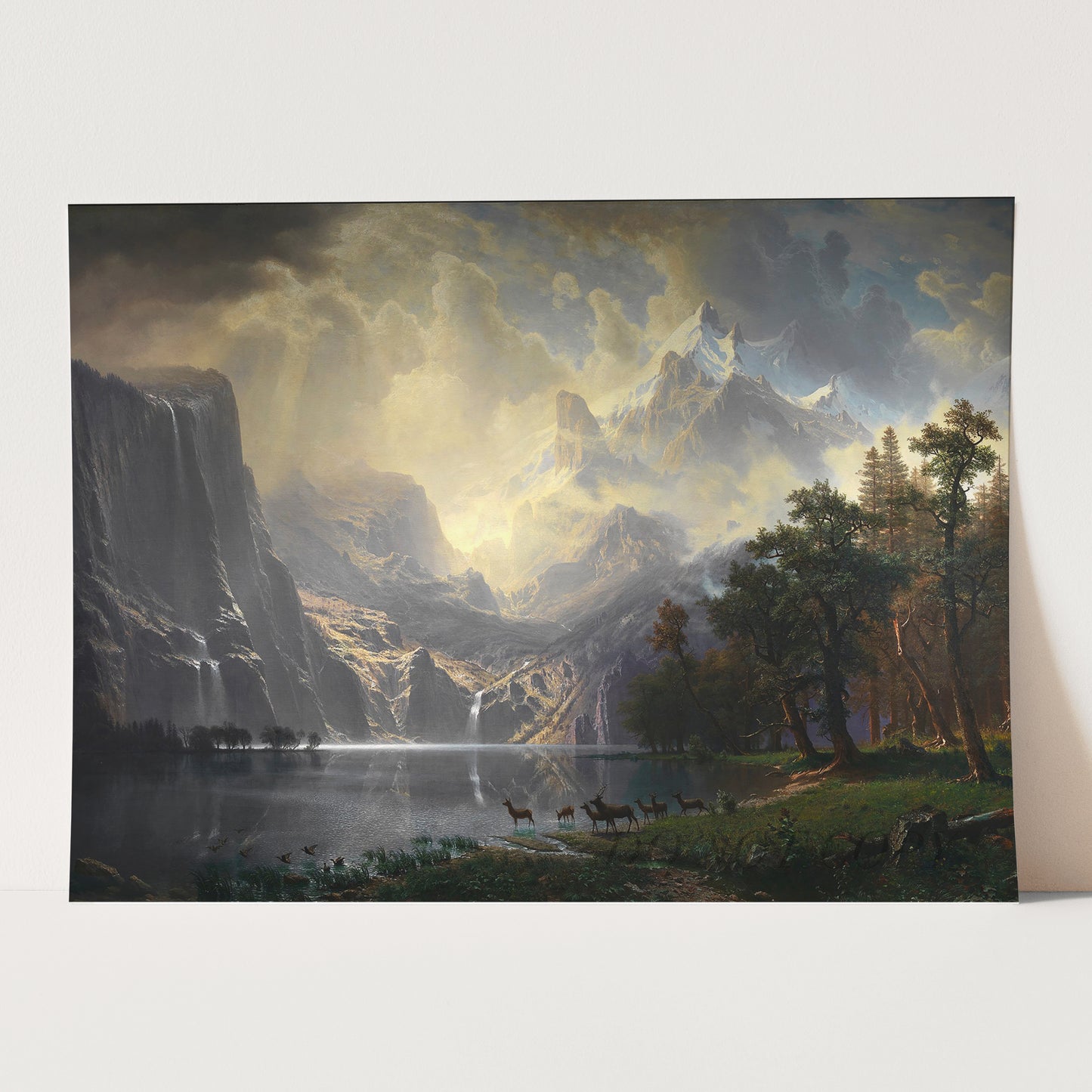 Among the Sierra Nevada, California (1868) by Albert Bierstadt