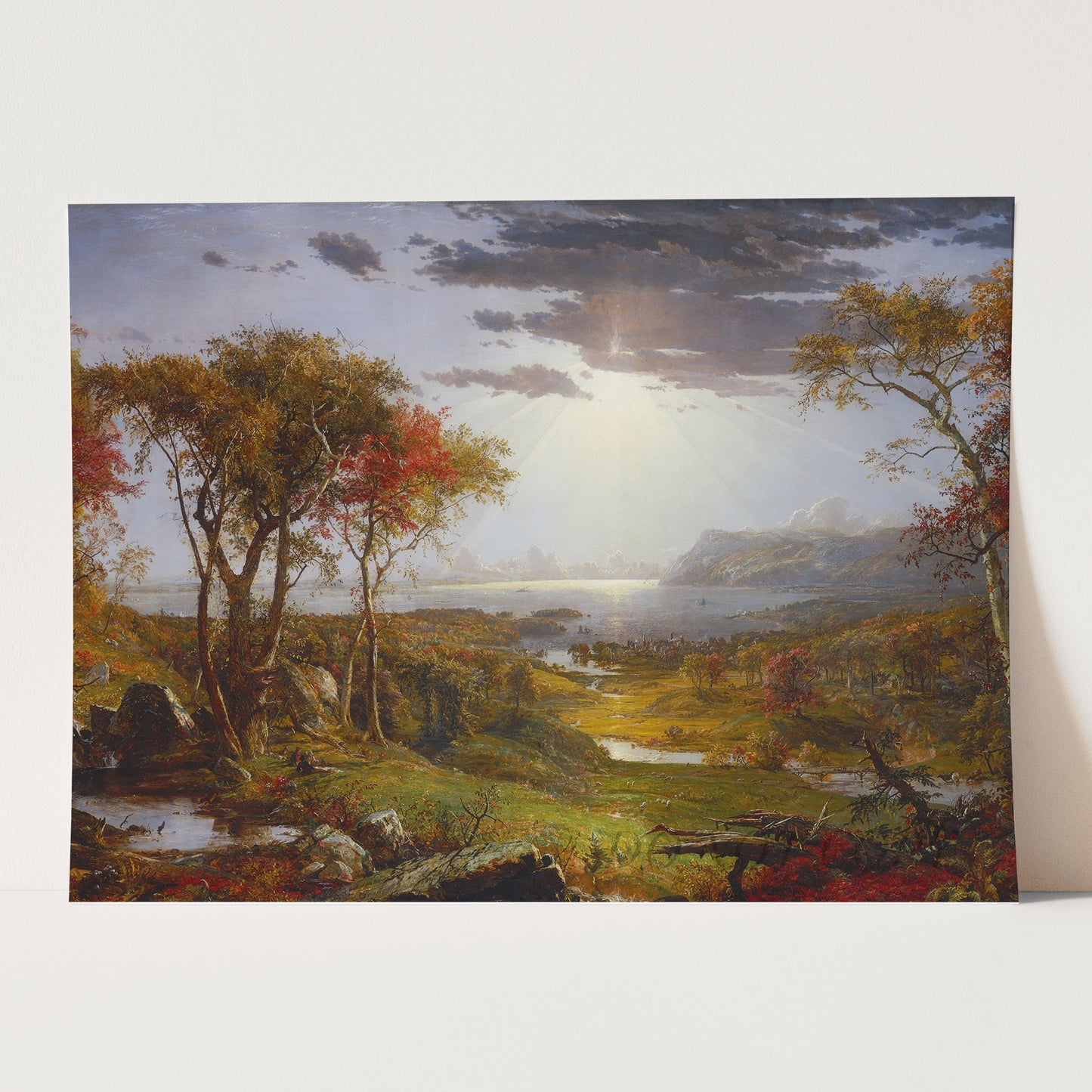 Autumn on the Hudson River by Jasper Francis Cropsey