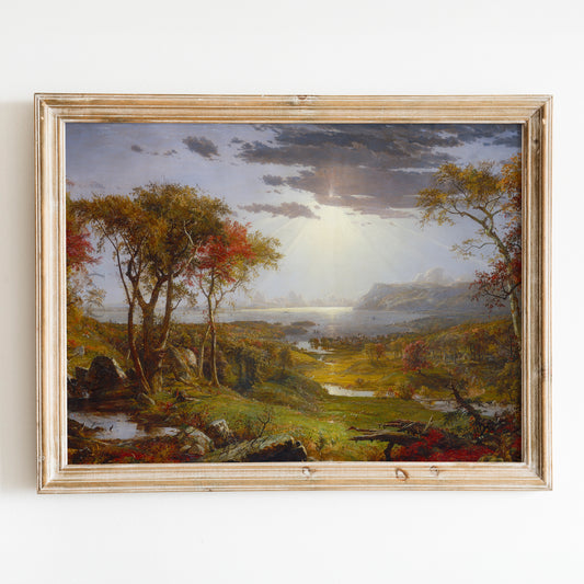 Autumn on the Hudson River by Jasper Francis Cropsey