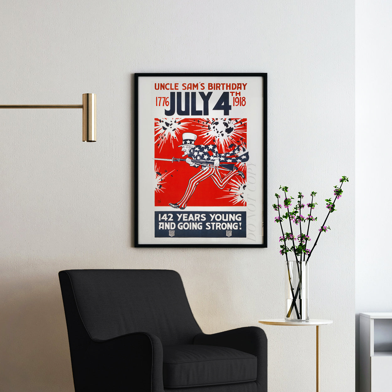 Uncle Sam's Birthday July, 4th (1918)
