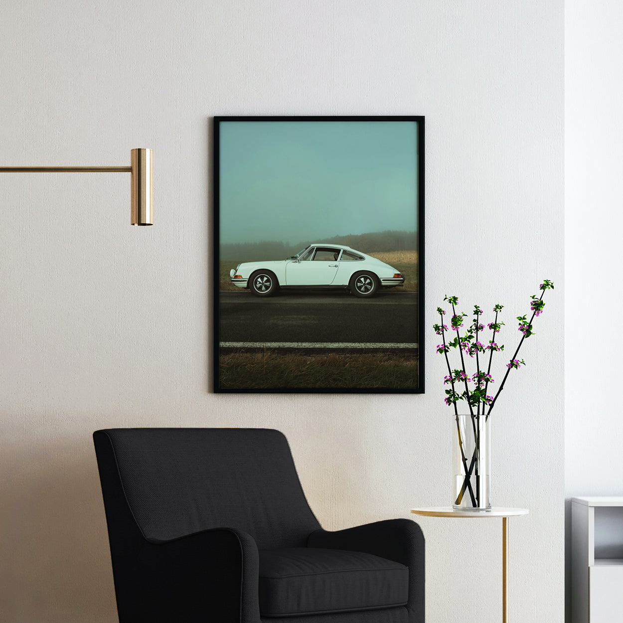 Classic Porsche 911 Side View