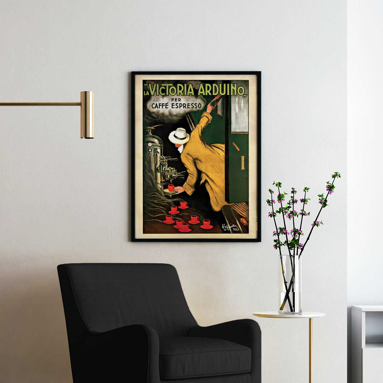 Victoria Arduino Vintage Cafe Poster