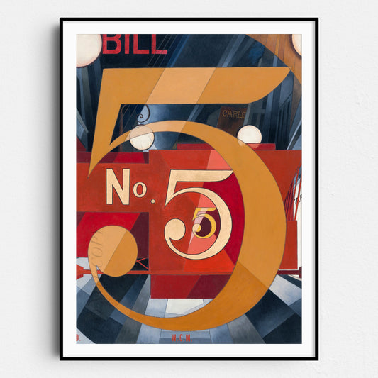 I Saw the Figure 5 in Gold (1928) by Charles Demuth