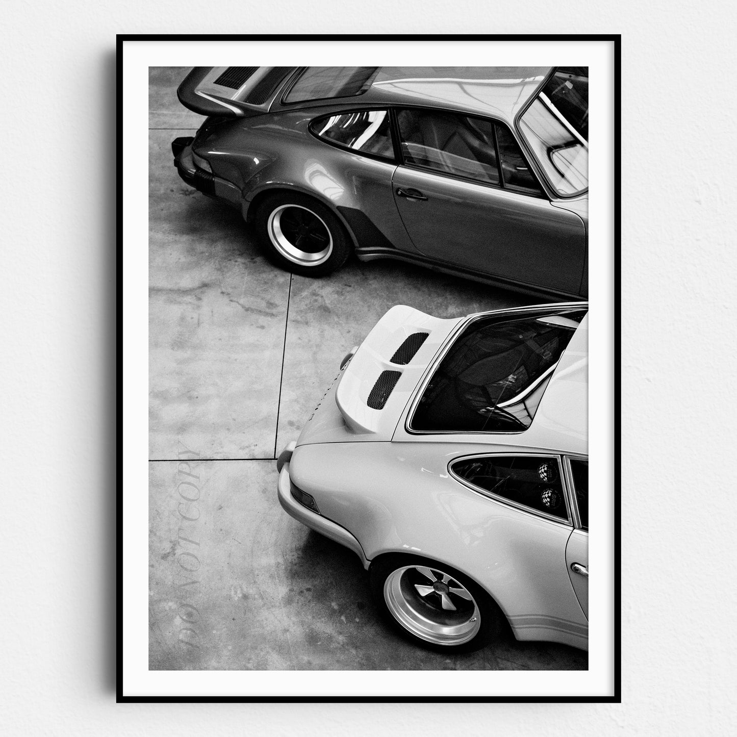 Vintage Porsche 911 Rear View