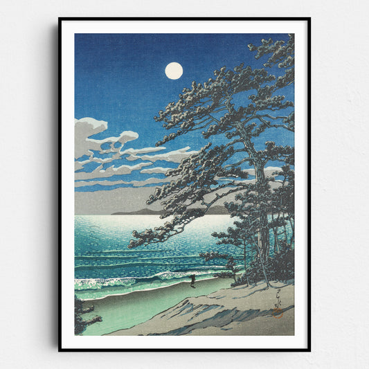 Japanese Moonlit Landscape