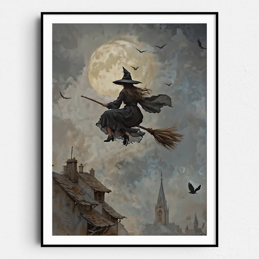 Witch on Broomstick