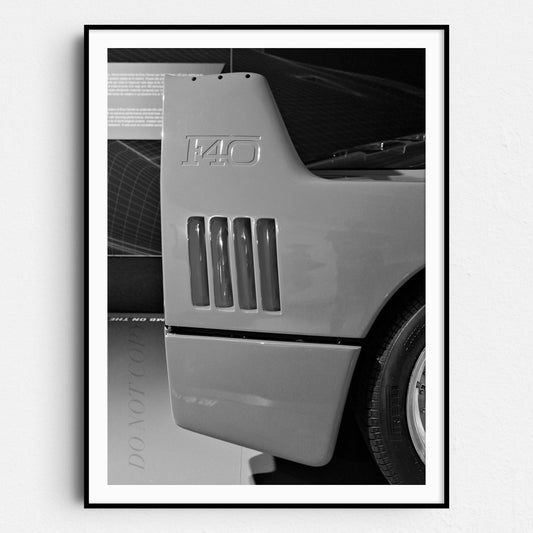 Ferrari F40 Rear View