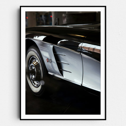 Vintage Corvette Side View